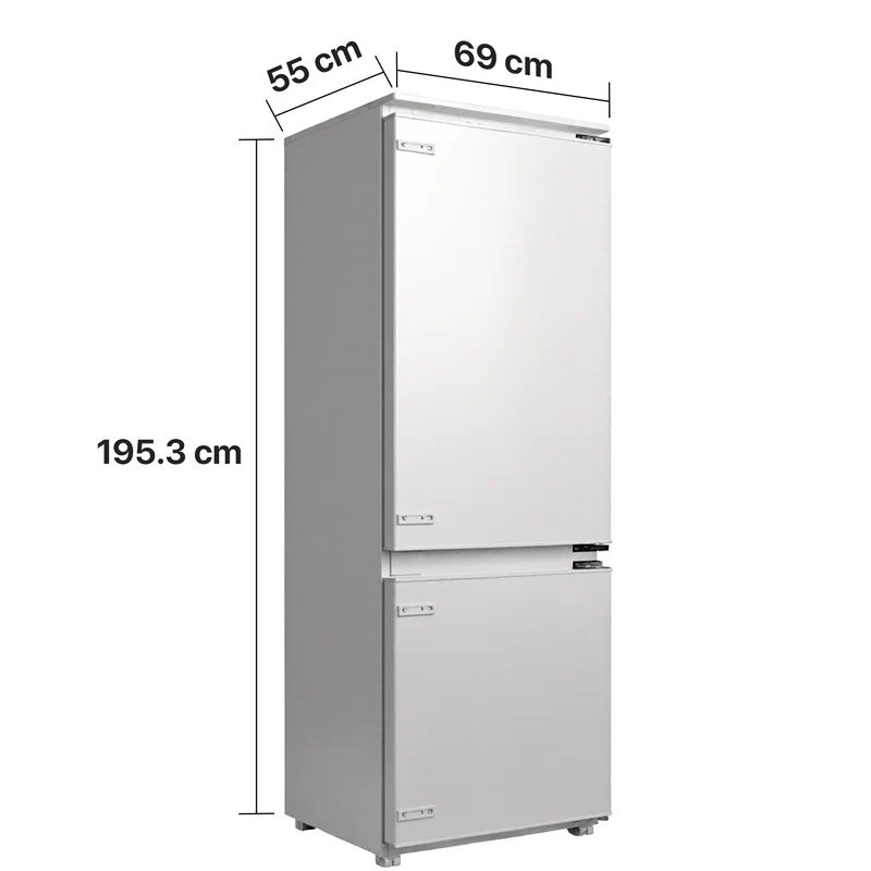 Heinner HCNF-BIM403INVD inbouw koel-vriescombinatie – 403 liter – No Frost – inverter compressor