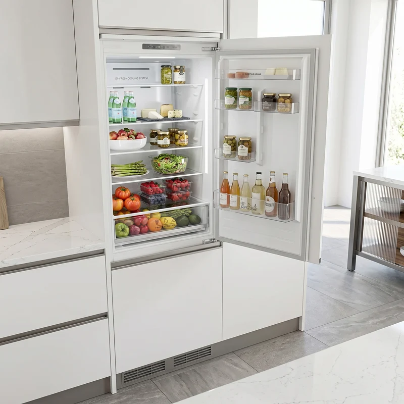 Heinner HCNF-BIM403INVD inbouw koel-vriescombinatie – 403 liter – No Frost – inverter compressor