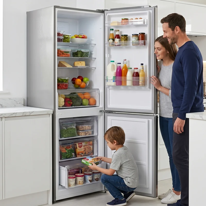 Heinner koel-vriescombinatie HCNF-HM293XE – 293 liter – No Frost – energielabel E