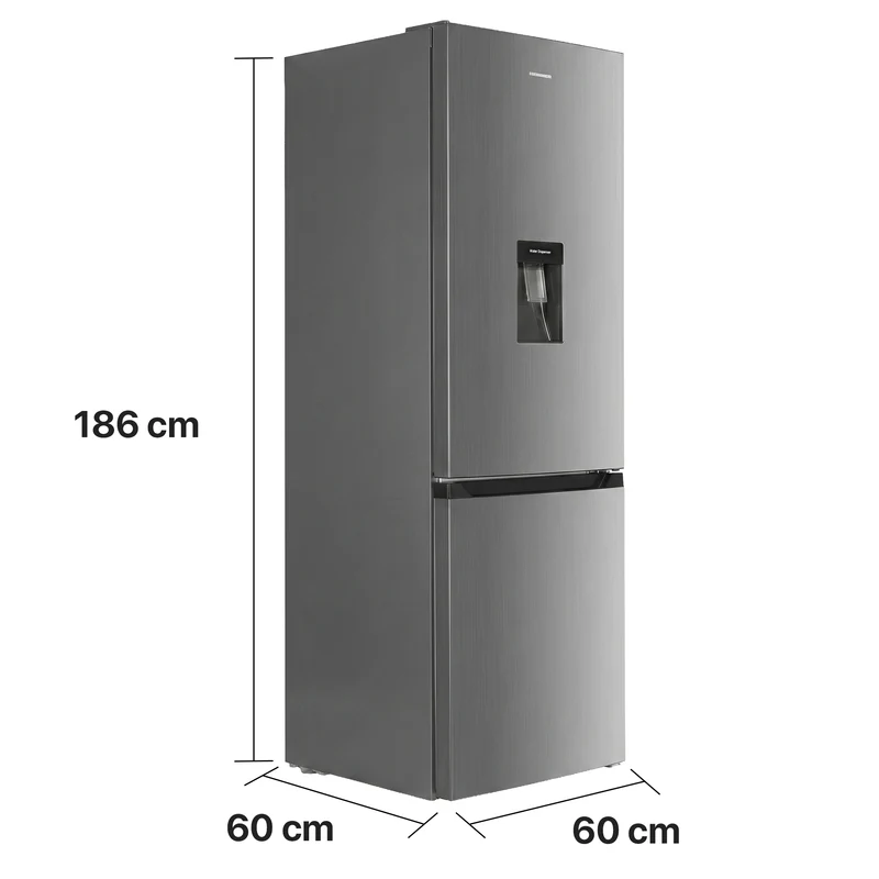 Heinner HCNF-HM291XWDE koel-vriescombinatie – 291 L – Total No Frost – waterdispenser – energielabel E