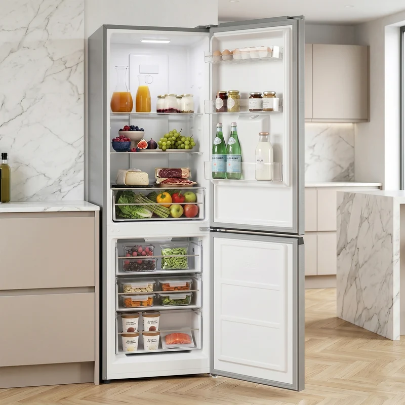 Heinner HCNF-HM291XWDE koel-vriescombinatie – 291 L – Total No Frost – waterdispenser – energielabel E