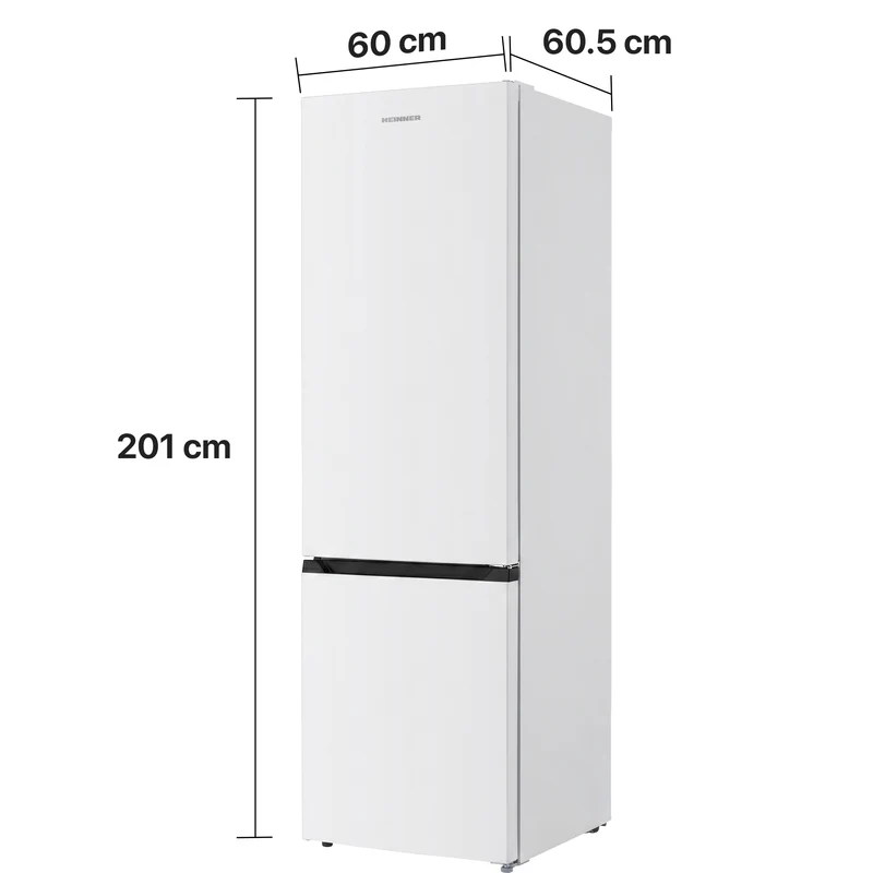 Heinner HCNF-HM326INVD koel-vriescombinatie – 326 liter – No Frost