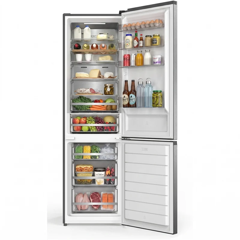 Heinner HCNF-HM377INVDGHC koel-vriescombinatie – 377 liter – No Frost – inverter compressor