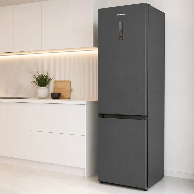 Heinner HCNF-HM377INVDGHC koel-vriescombinatie – 377 liter – No Frost – inverter compressor
