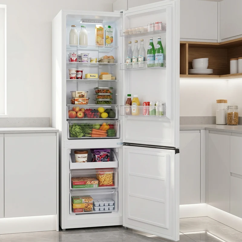 Heinner HCNF-HM326E koel-vriescombinatie – 326 liter – Full No Frost – energielabel E