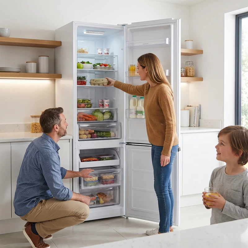 Heinner HCNF-HM326E koel-vriescombinatie – 326 liter – Full No Frost – energielabel E