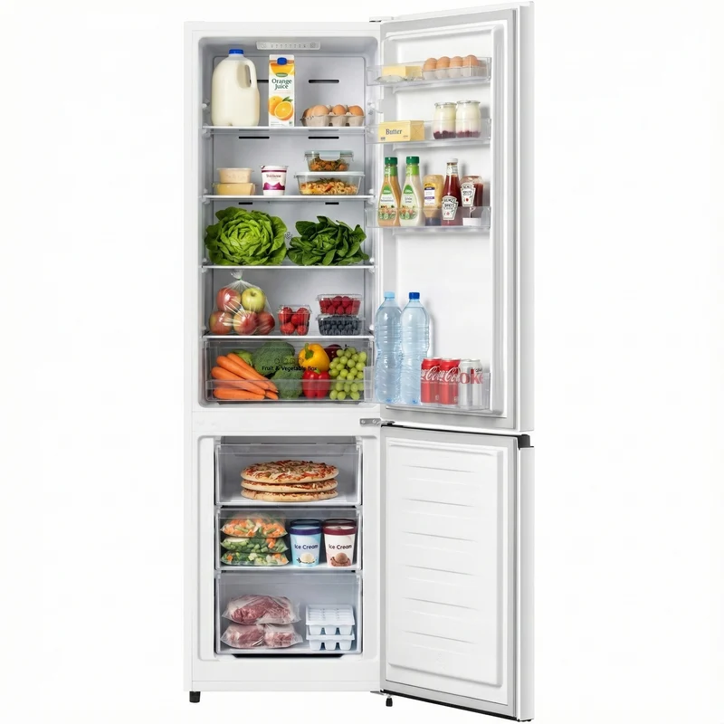 Heinner HCNF-HS255E koel-vriescombinatie – 255 liter – Full No Frost – energielabel E