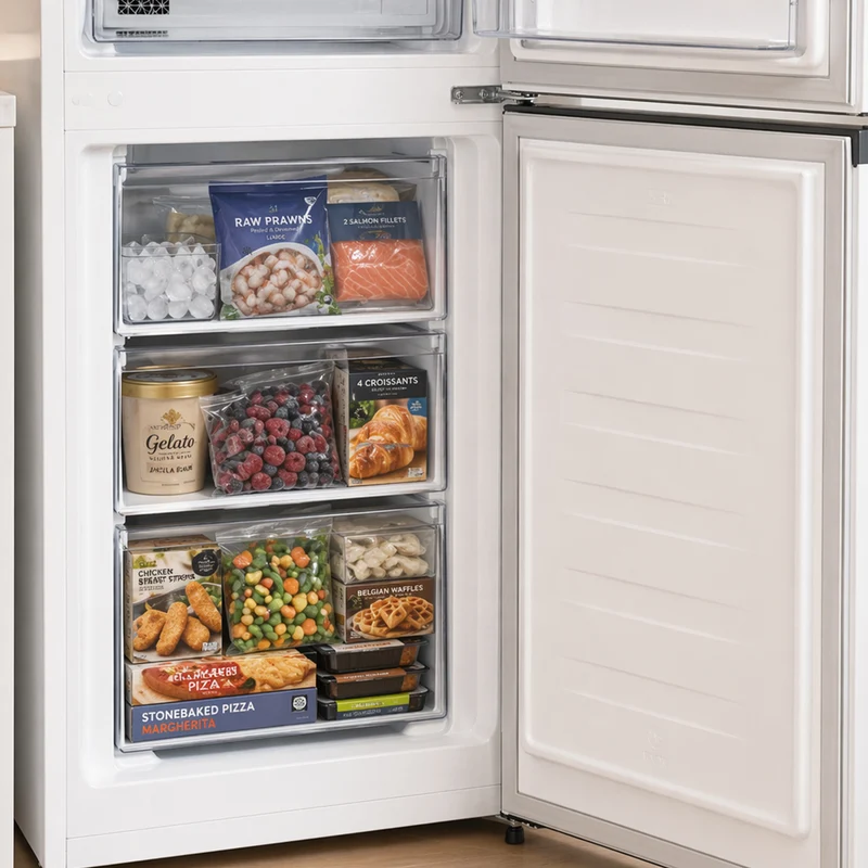 Heinner HCNF-HS255E koel-vriescombinatie – 255 liter – Full No Frost – energielabel E