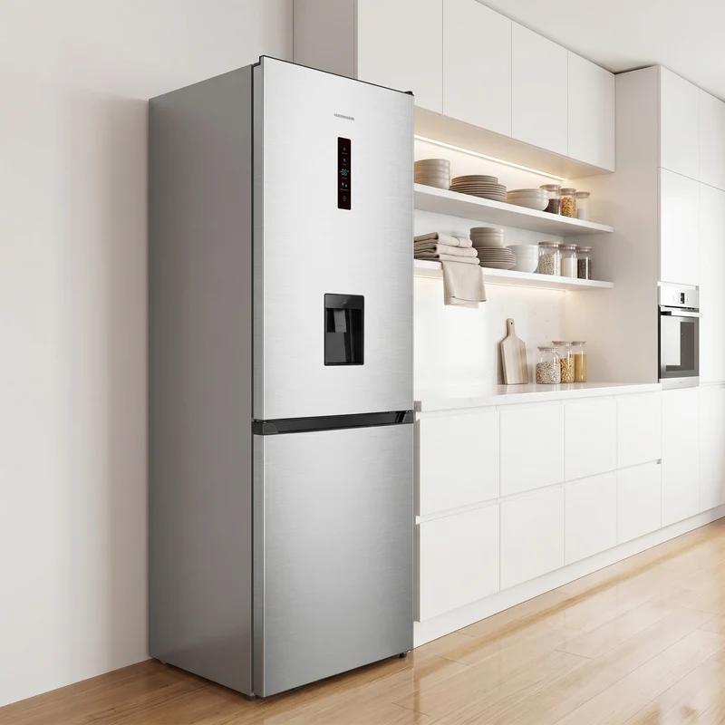 Heinner HCNF-HS304XWDE koel-vriescombinatie – 304 L – Full No Frost – waterdispenser – energielabel E