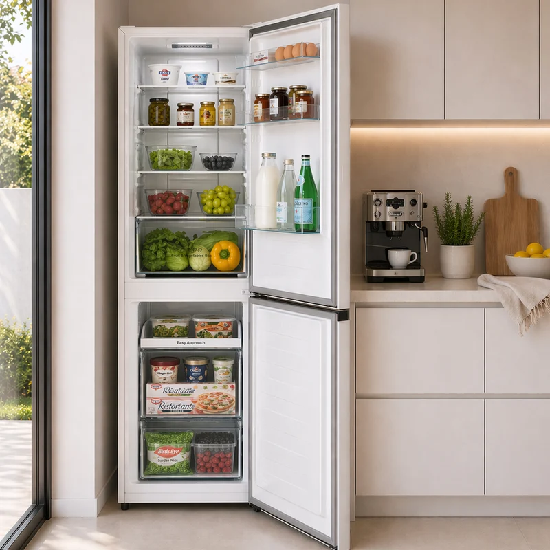 Heinner koel-vriescombinatie HCNF-HS304E – 304 liter – Full No Frost – energielabel E