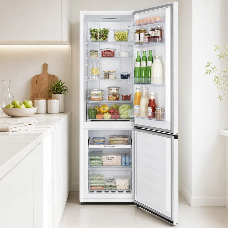 Heinner HCNF-HS292E koel-vriescombinatie – 292 liter – Full No Frost – energielabel E