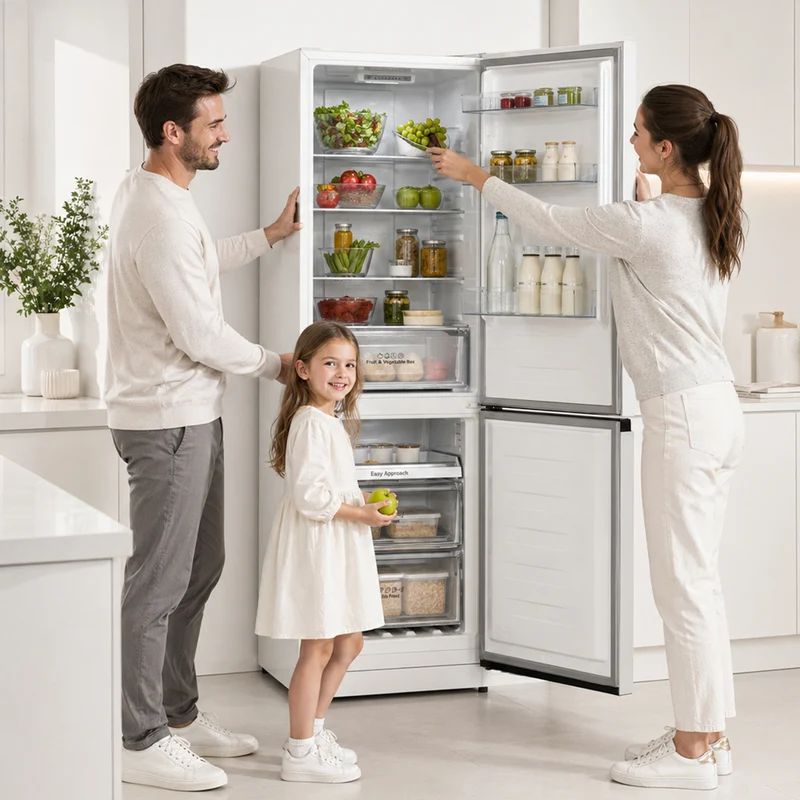 Heinner HCNF-HS292E koel-vriescombinatie – 292 liter – Full No Frost – energielabel E