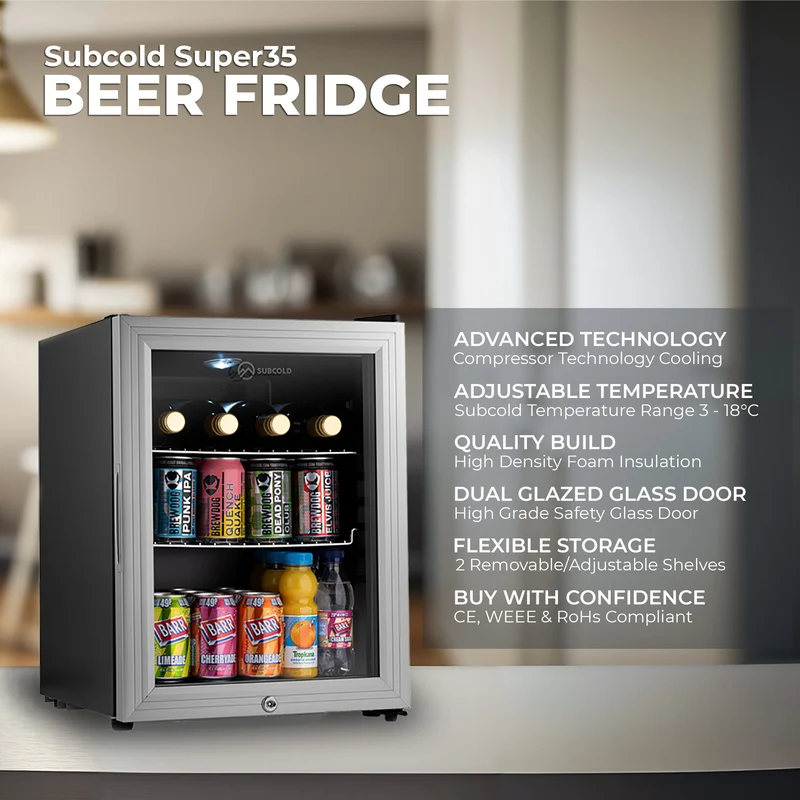Subcold Super 35 LED Beer Fridge