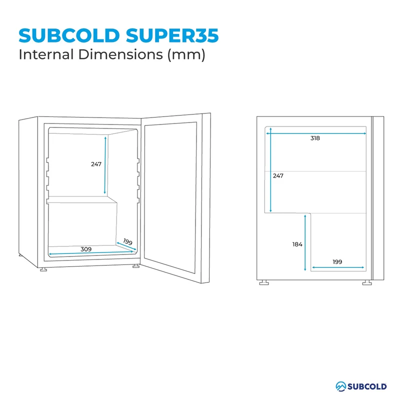 Subcold Super 35 LED Beer Fridge