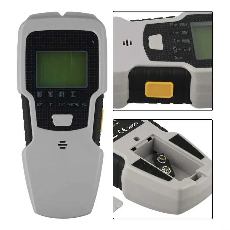 Real Deal Heavy Duty Wall Scanner And Stud Finder With Bright Lcd Screen For Knockout Accuracy On Wood Studs Metal Pipes Live Ac Wires Beams Stress Free Drilling Behind Standard Drywall