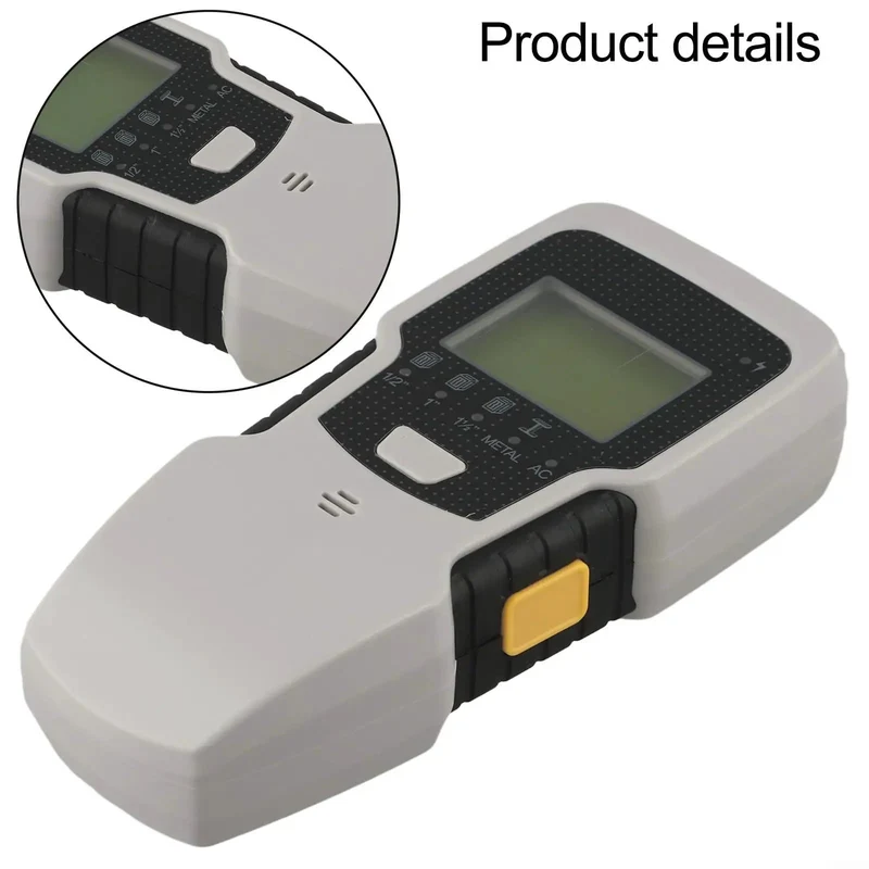 Real Deal Heavy Duty Wall Scanner And Stud Finder With Bright Lcd Screen For Knockout Accuracy On Wood Studs Metal Pipes Live Ac Wires Beams Stress Free Drilling Behind Standard Drywall