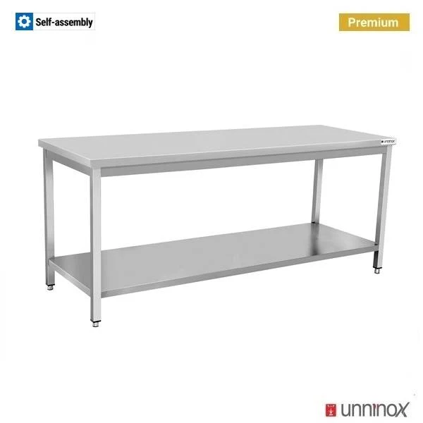 WORKTABLE 700 + OHNE AUFSATZ – 180x70xH85cm