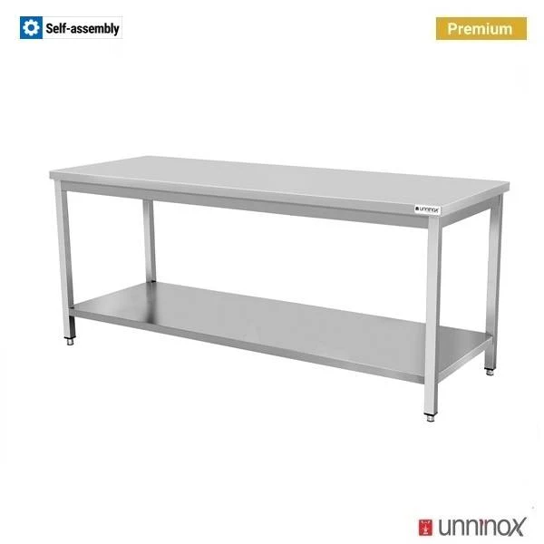 WORKTABLE 700 + OHNE AUFSATZ – 200x70xH85cm