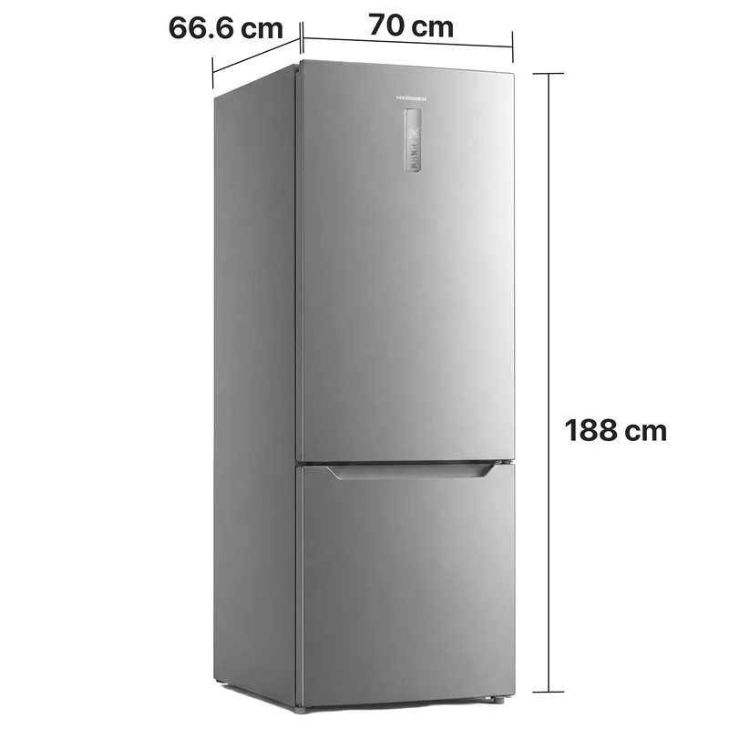 Heinner koel-vriescombinatie HCNF-M435INVHXE – 435 liter – No Frost – energielabel E