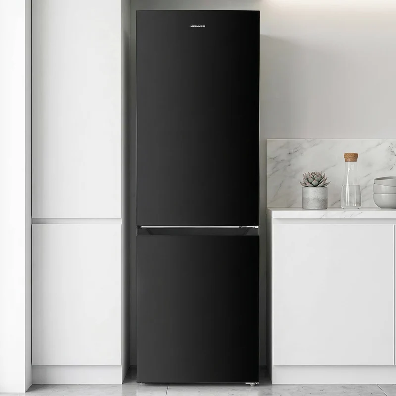 Heinner HCNF-HM253BKE koel-vriescombinatie – 253 L – Full No Frost – energielabel E