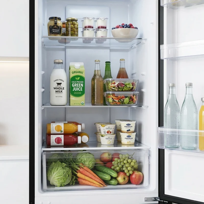 Heinner HCNF-HM253BKE koel-vriescombinatie – 253 L – Full No Frost – energielabel E