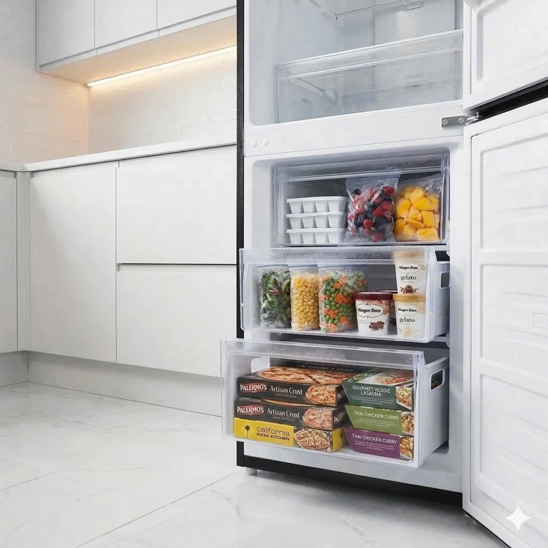 Heinner HCNF-HM253BKE koel-vriescombinatie – 253 L – Full No Frost – energielabel E