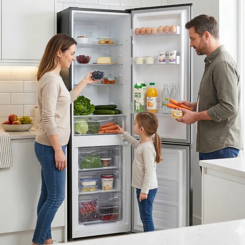 Heinner HCNF-HM253XE koel-vriescombinatie – 253 L – No Frost - energielabel E