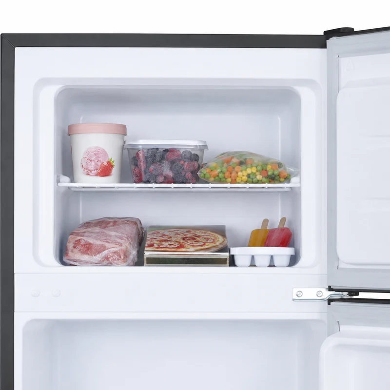 Heinner koel-vriescombinatie HF-H2206BKE – 206 liter – zwart – energielabel E