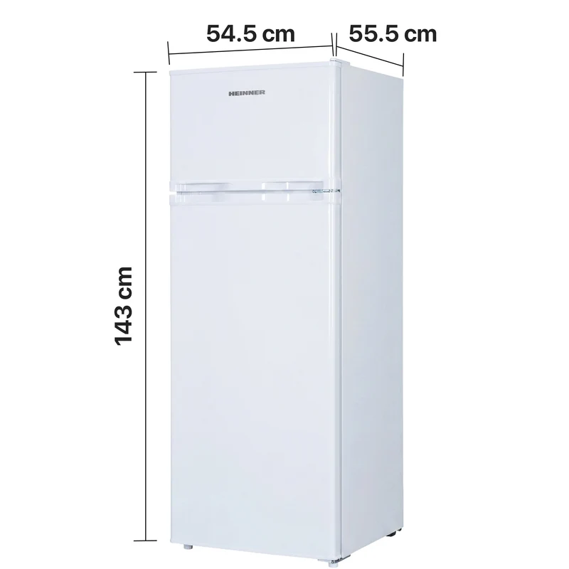Heinner koel-vriescombinatie HF-H2206E – 206 liter – energielabel E