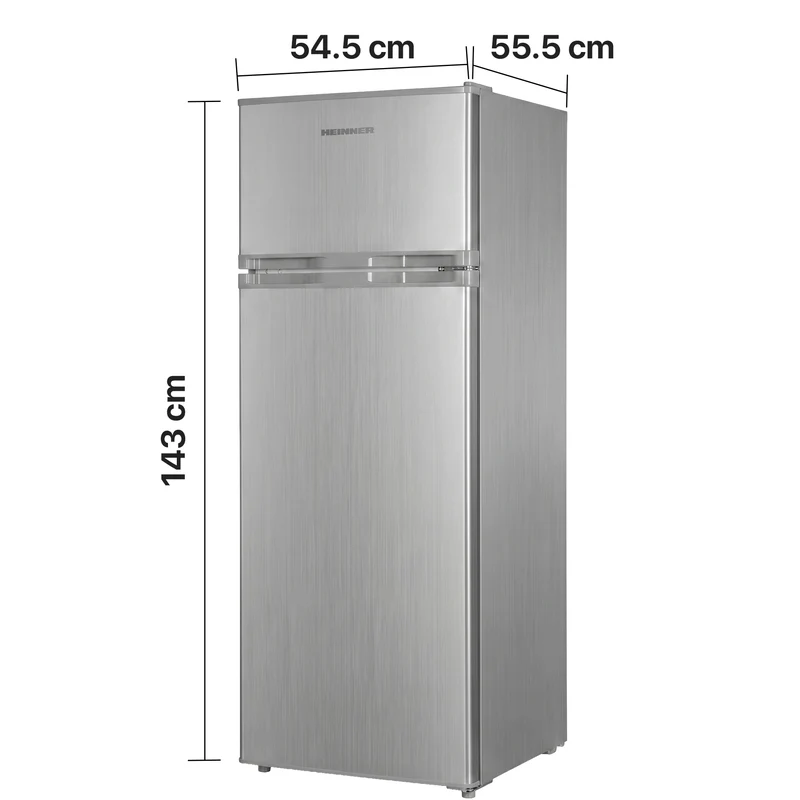Heinner koel-vriescombinatie HF-H2206SE – 206 liter – energielabel E