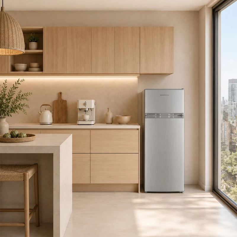 Heinner koel-vriescombinatie HF-H2206SE – 206 liter – energielabel E