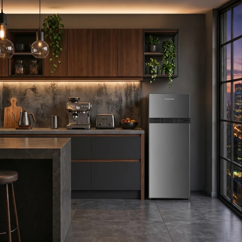 Heinner HF-H2206XE++ Koel-vriescombinatie 206 L