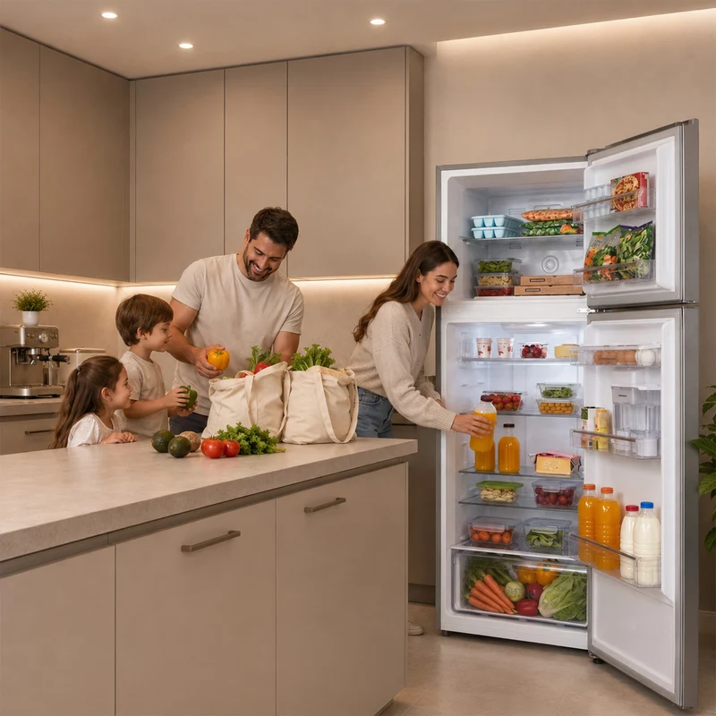 Heinner koel-vriescombinatie HF-HM415NFINVSD – 415 liter – Full No Frost