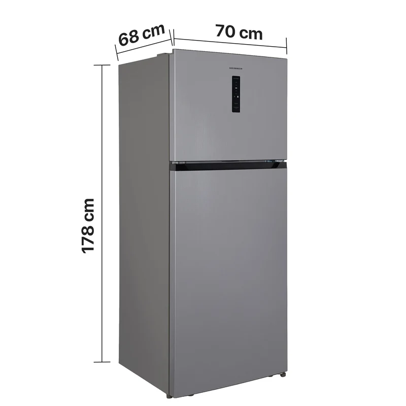 Heinner koel-vriescombinatie HF-HM415NFSE – 415 liter – Full No Frost – inverter compressor – energielabel E