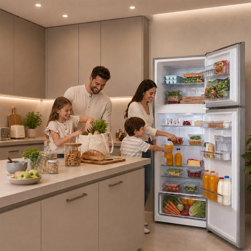 Heinner koel-vriescombinatie HF-HM415NFSE – 415 liter – Full No Frost – inverter compressor – energielabel E