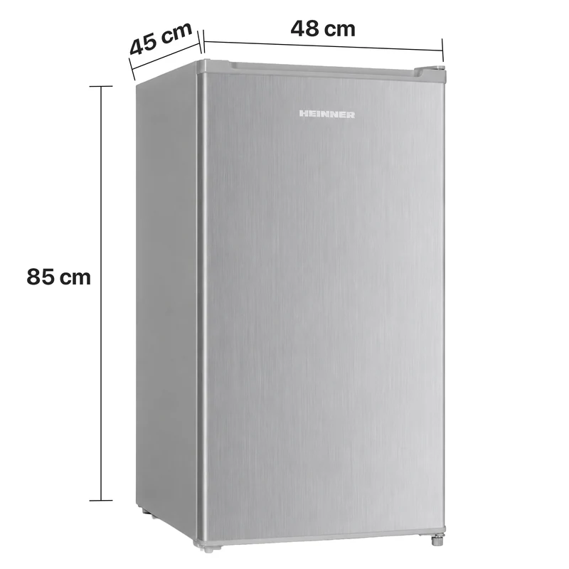Tafelmodel koelkast Heinner HF-HM90SE – 90 liter – LED-verlichting – omkeerbare deur – energielabel E