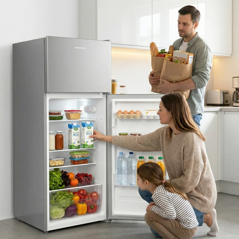 Heinner koel-vriescombinatie HF-M24ESE – 204 liter – energielabel E