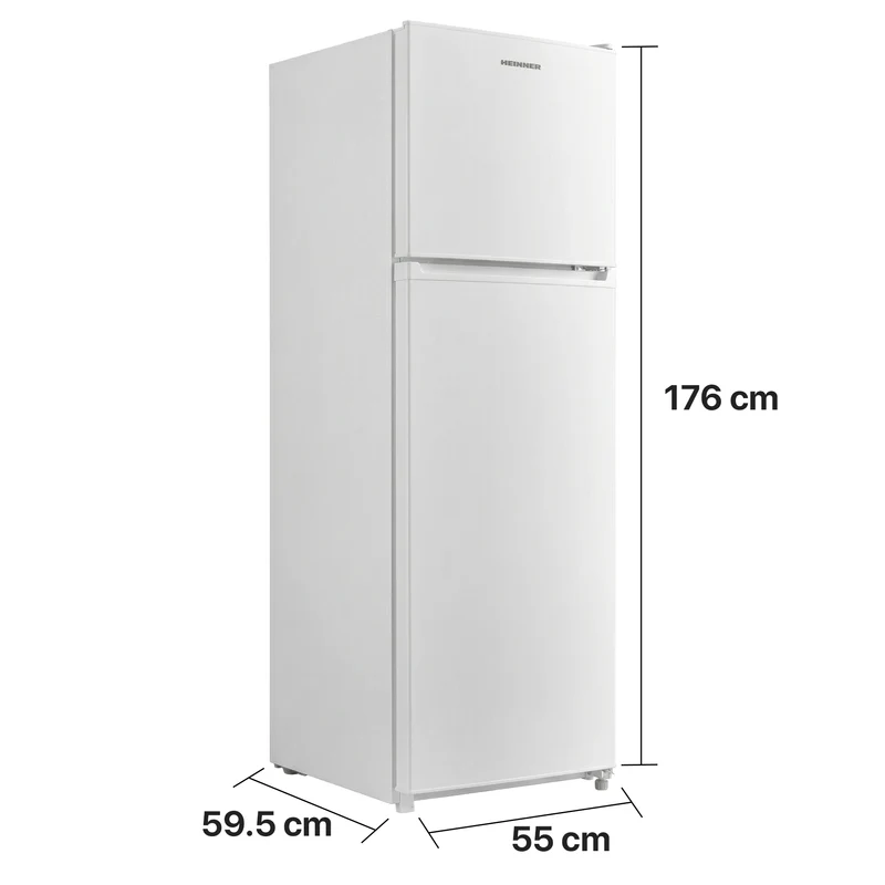 Heinner koel-vriescombinatie HF-M294E – 294 liter – omkeerbare deur – energielabel E