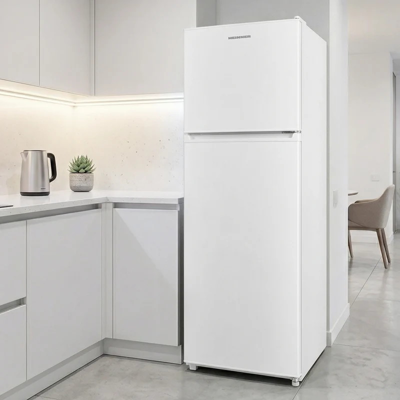 Heinner koel-vriescombinatie HF-M294E – 294 liter – omkeerbare deur – energielabel E