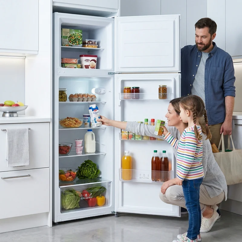 Heinner koel-vriescombinatie HF-M294E – 294 liter – omkeerbare deur – energielabel E