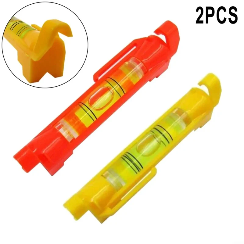 Premium Spirit Level Hanging Hooks For Masonry String Line 2 Pack With Durable Molded Clamps Quick Install Pocket Organizer Tool Tote Slick Builder Go To Rig For Bricklaying And Fence Setup