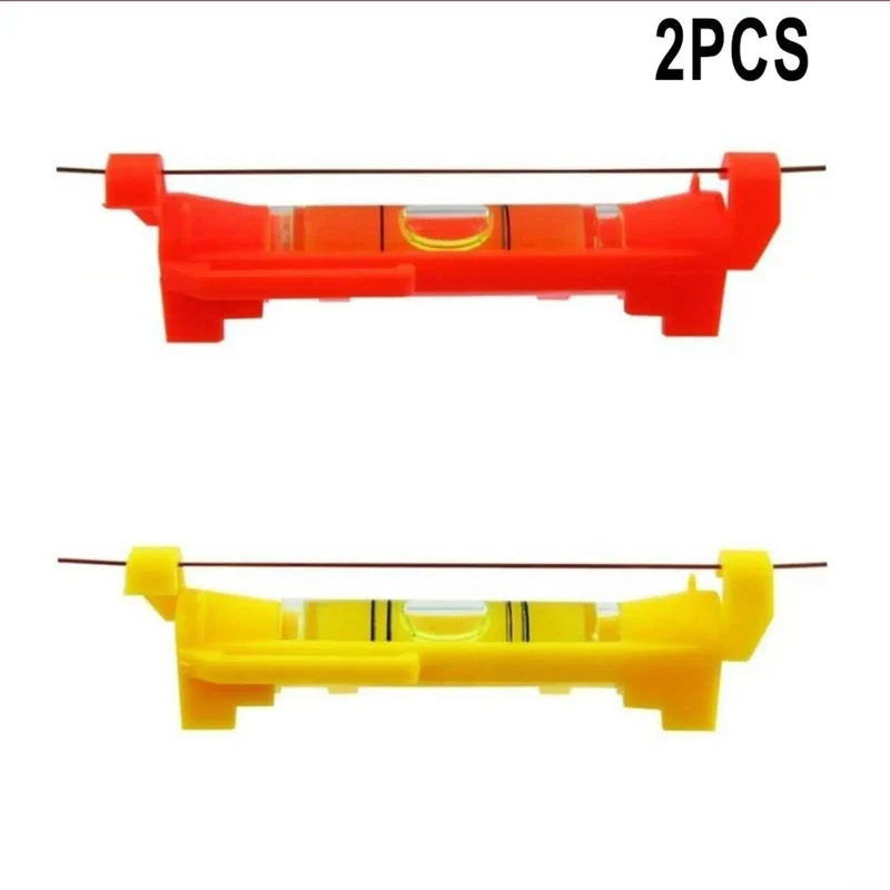 Premium Spirit Level Hanging Hooks For Masonry String Line 2 Pack With Durable Molded Clamps Quick Install Pocket Organizer Tool Tote Slick Builder Go To Rig For Bricklaying And Fence Setup