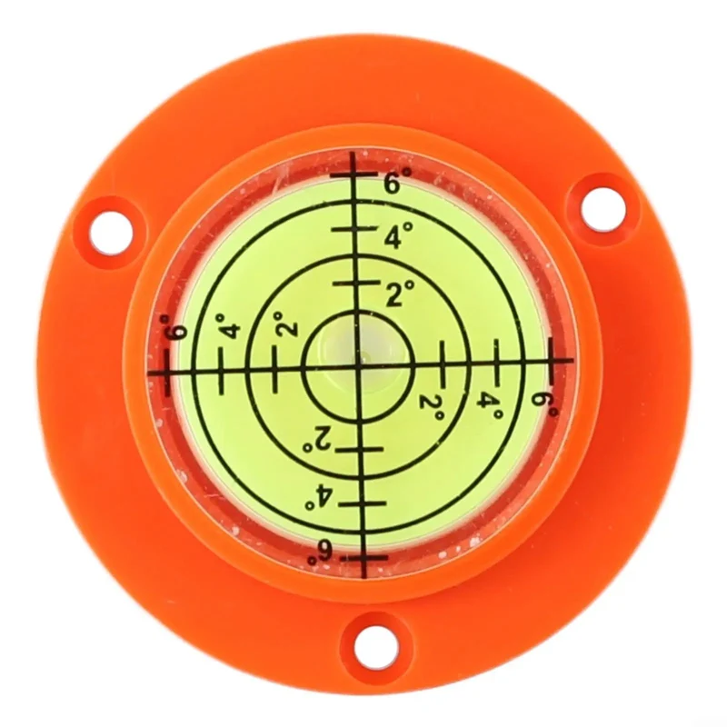 Mini Circular Bubble Level 50X12Mm Precision Alignment Bad Boy With Clear Contrast Fluid Vial Fits Tight Spaces On Small Machinery Scaffolding Sweet Sightlines Quick Horizontal Acrylic Shell Tool