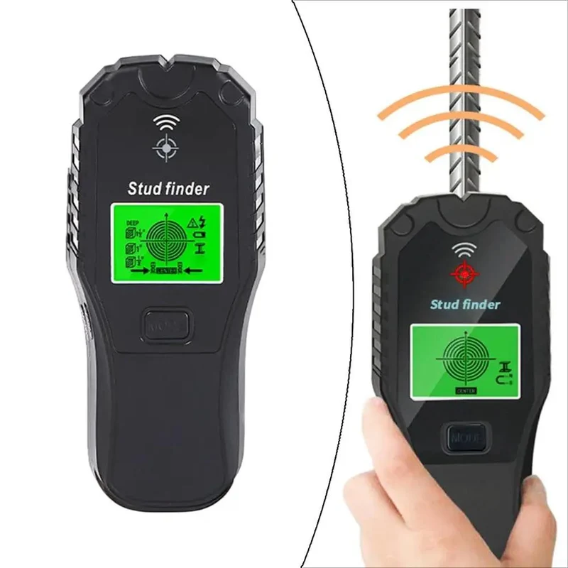Top-Shelf 5-In-1 Stud Finder Wall Scanner With Edge Detection Mode For Wood Studs Metal Pipes Copper And Live AC Wires Deep Scan Up To 1.5 Inch Ideal For DIY Renovation And Drilling Safety Without Breaking The Bank Or Damage