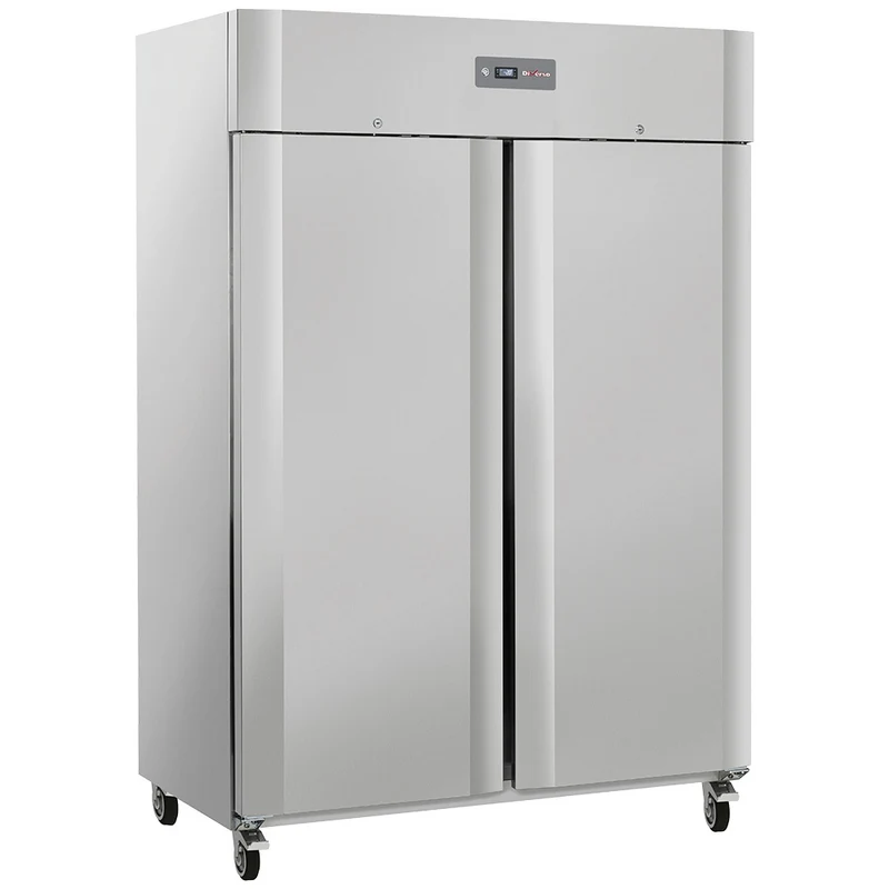 Gastro Tiefkühlschrank 1200L , 2-türig , GN 2/1 , Edelstahl, WR-GN12-2B