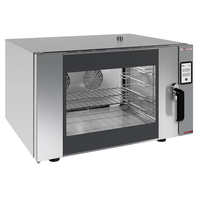 Profi Kombidämpfer Elektro 4 x 1/1 GN , Touch-Steuerung & Kerntemperaturfühler, WR-FCV4-DG