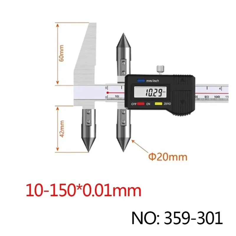 Dead On Precision Digital Caliper Edge To Center Hole Gauge Slick Build For Shop And Garage Crew Clear Screen Reads Fast Measuring Up To 150 Millimeter For Quick Fabrication Jobs