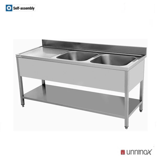 1600x700xH850mm 2 Schalen Rechts