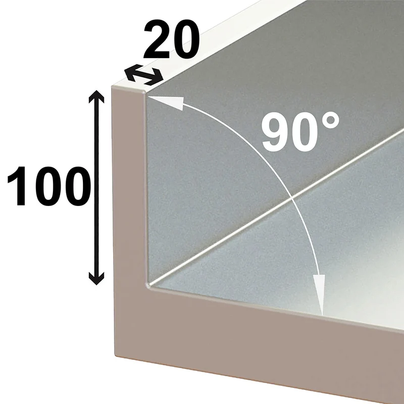 Spültisch mit 1 Becken 600×500×300, Abtropffläche rechts, auf Unterschrank mit 2 Schiebetüren - L1411/AD-SD6