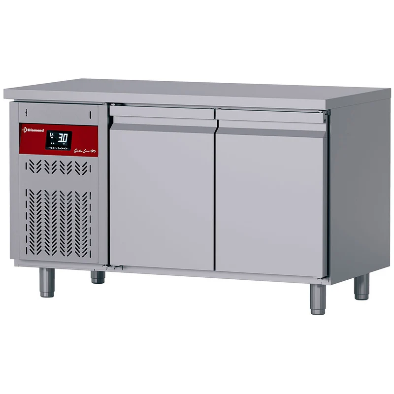 Umluft - Kühltisch , 2 Türen GN 1/1, 260 Lit. Motor links - DT131/P9H-G